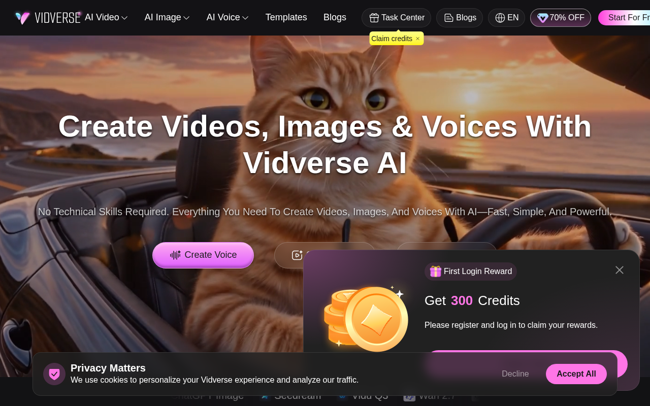 Vidverse AI截图