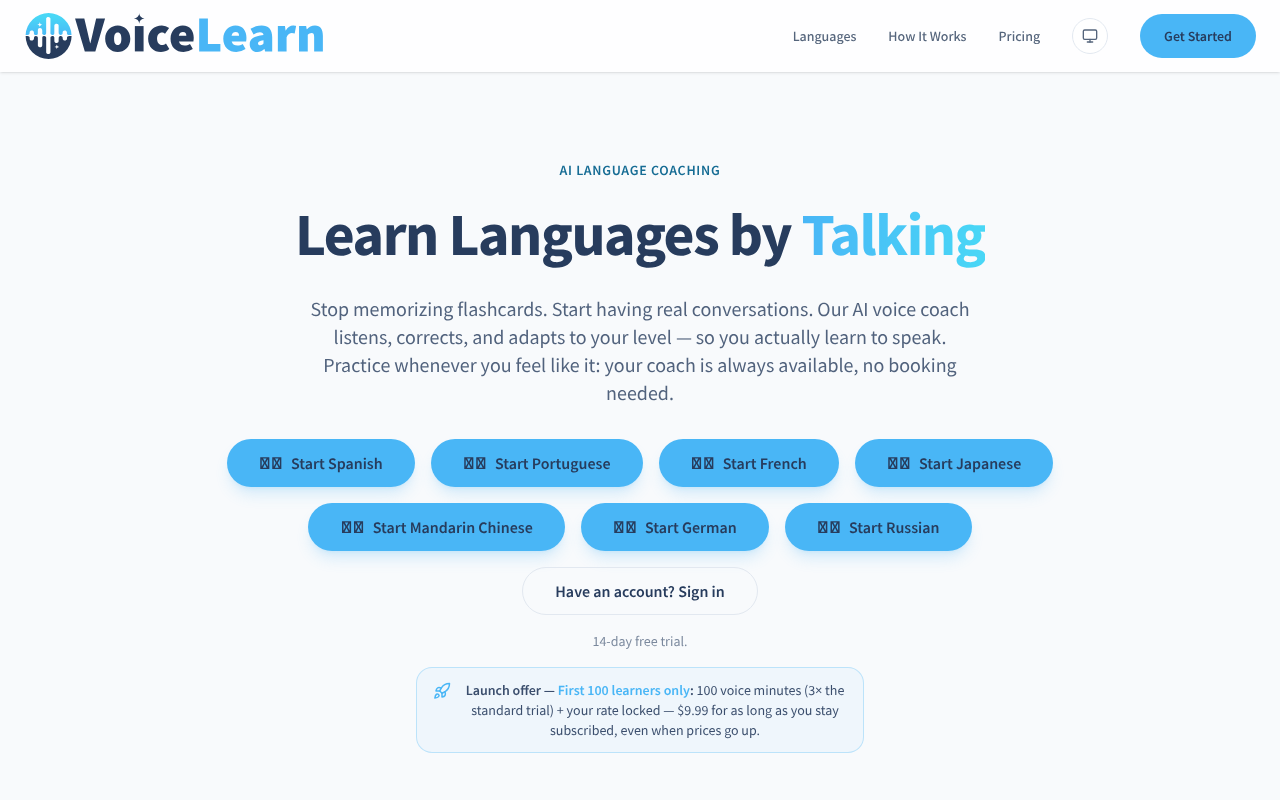 VoiceLearn截图