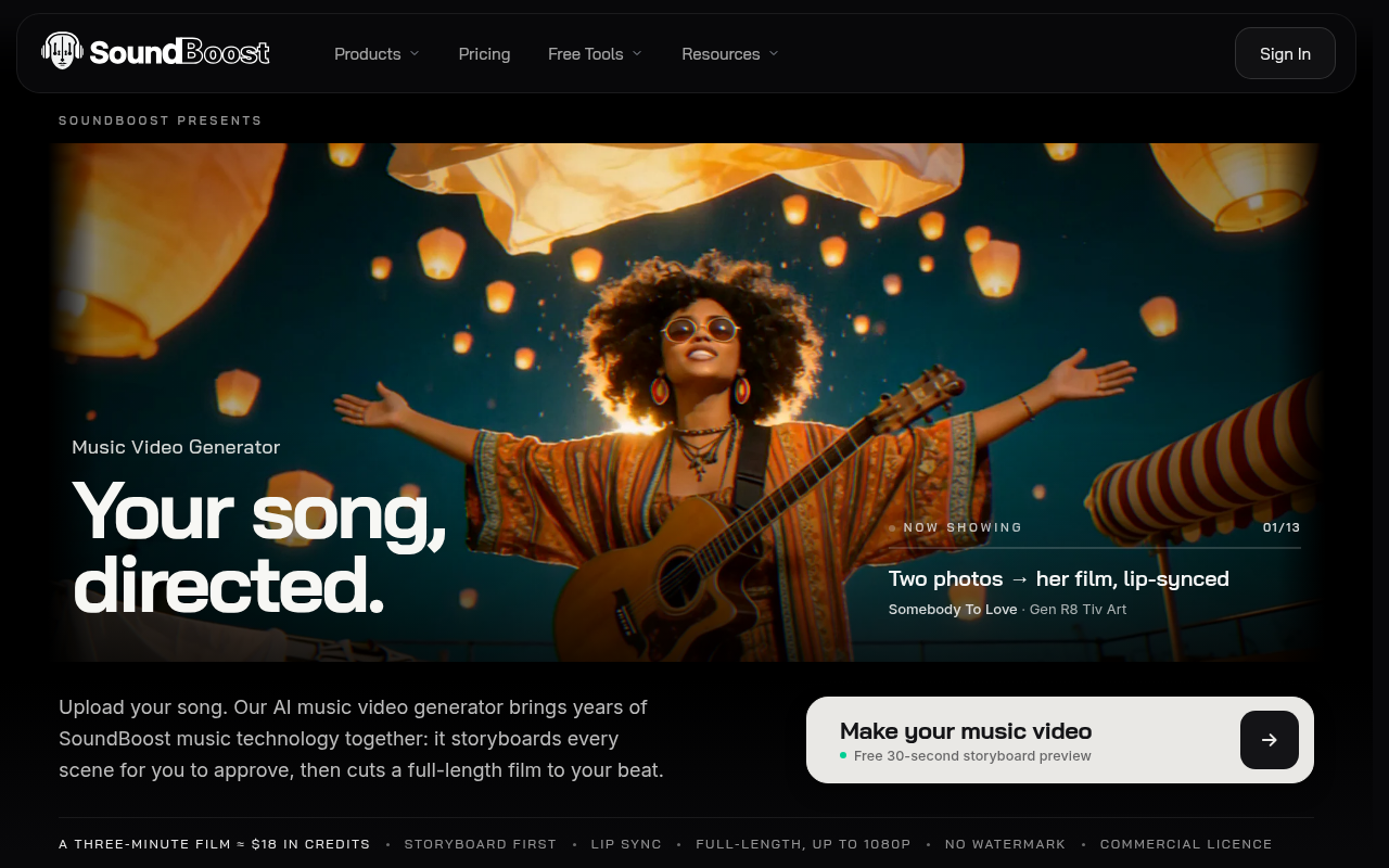 Music Video Generator - SoundBoost截图