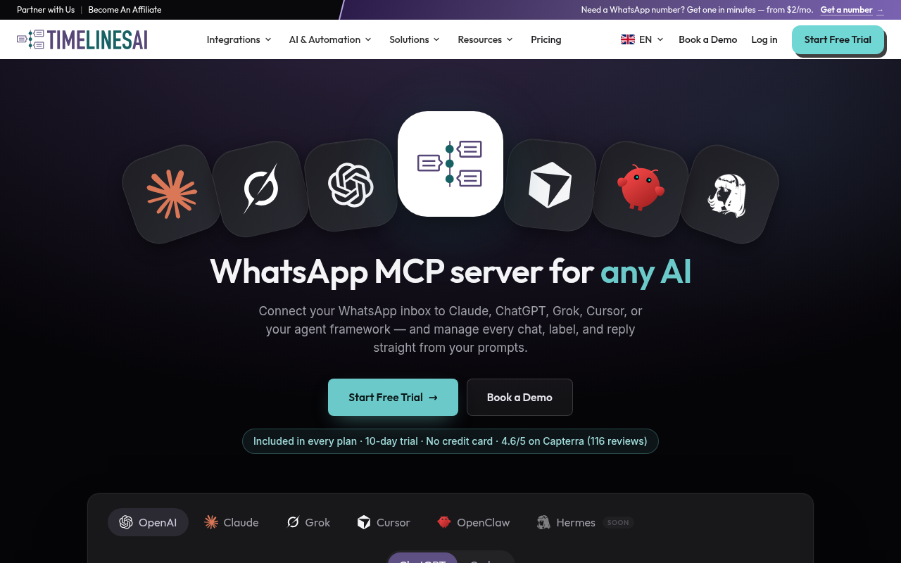 WhatsApp MCP by TimelinesAI截图