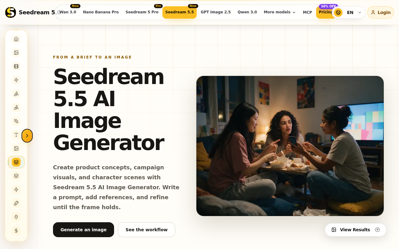 Seedream 5.5 AI截图