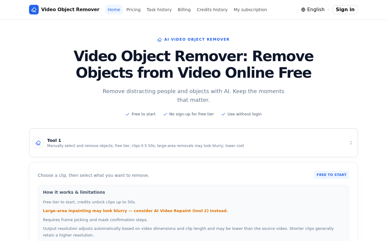 Video Object Remover截图
