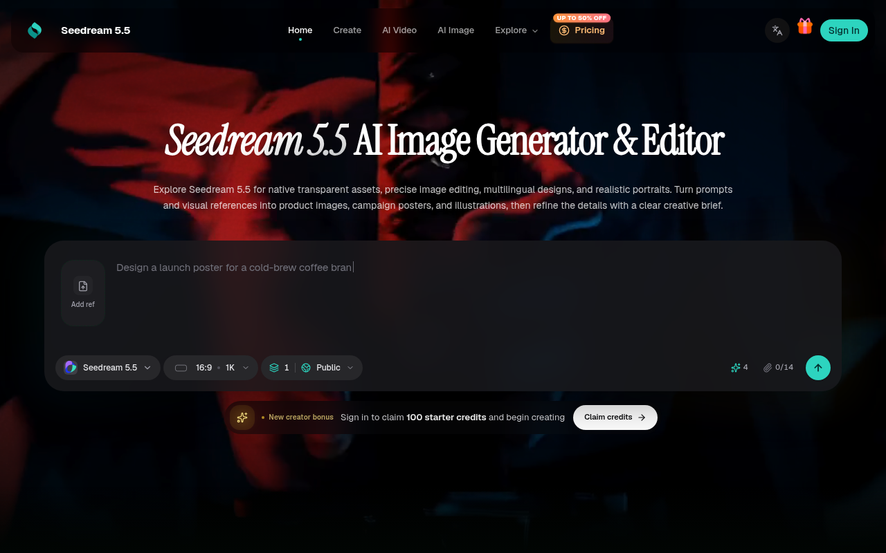 Seedream 5.5截图