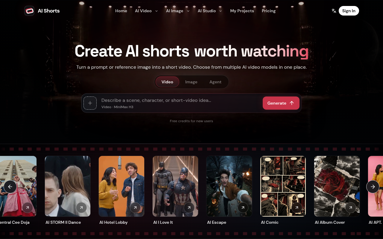 AI Shorts截图