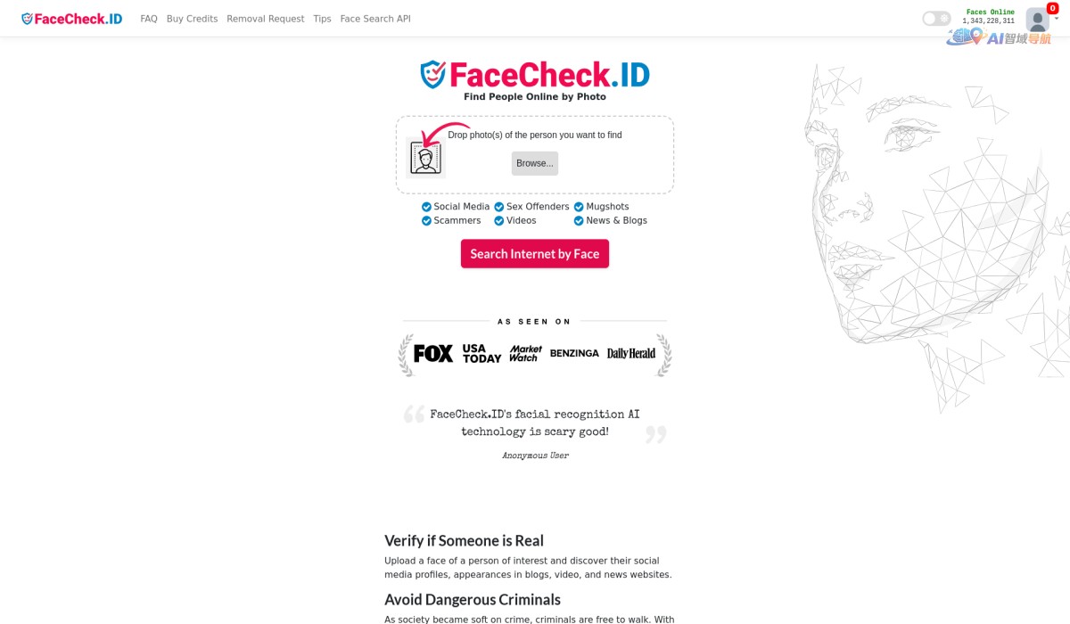 FaceCheck截图