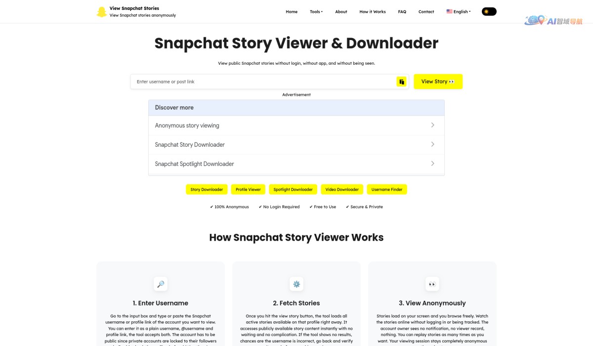 Snapchat Story Viewer and Video Downloader截图