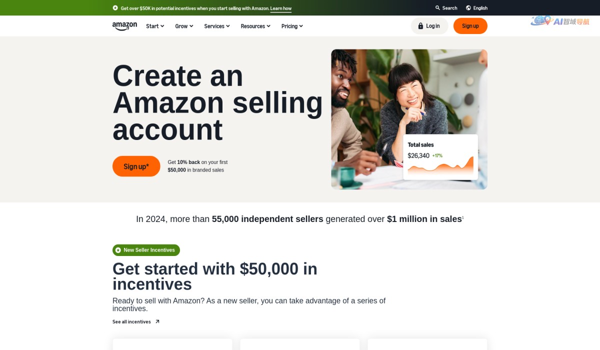 Amazon Seller Central截图