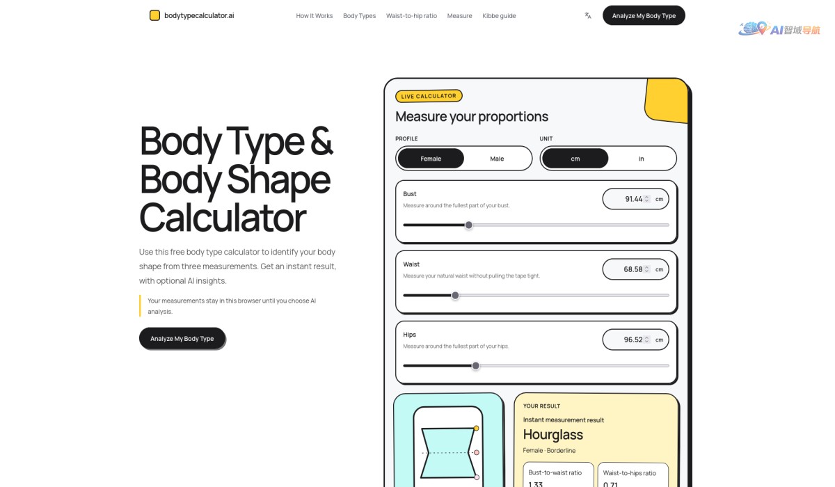 Body Type Calculator截图