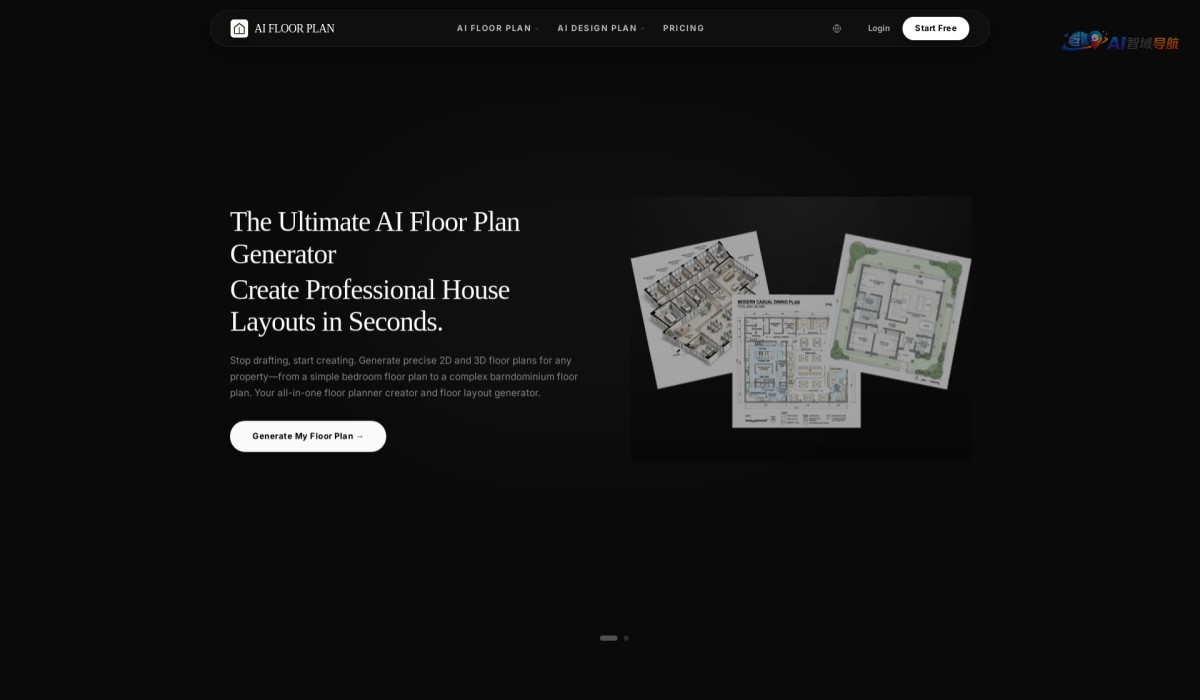 AI Floor Plan Generator截图