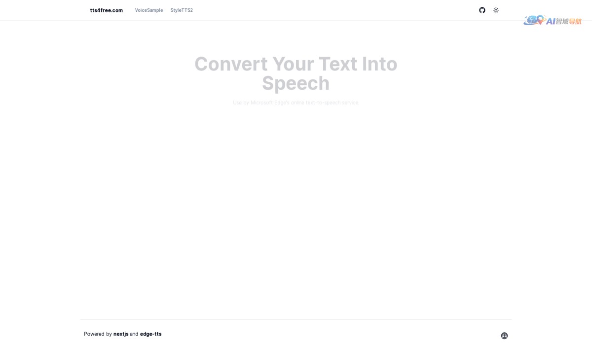 free text Into Speech截图