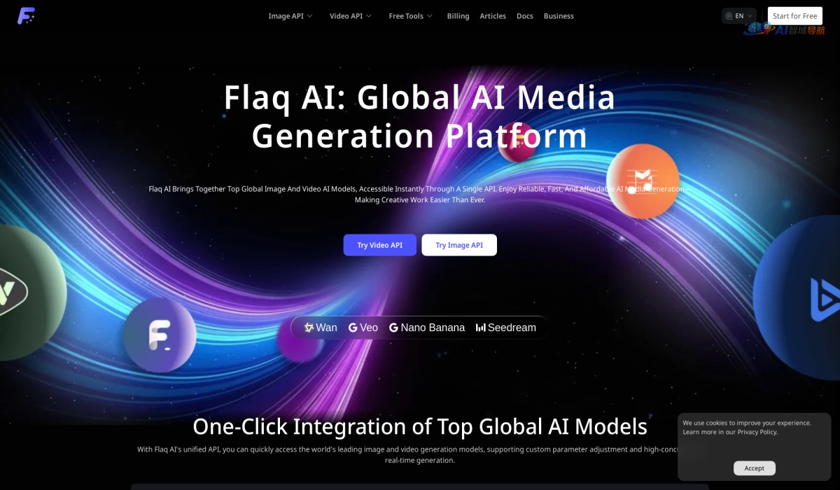 Flaq AI API Platform截图