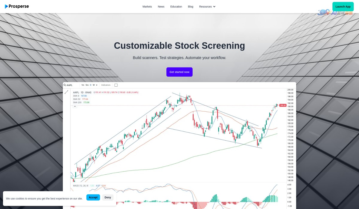 Prosperse – Automated Stock Scanner截图