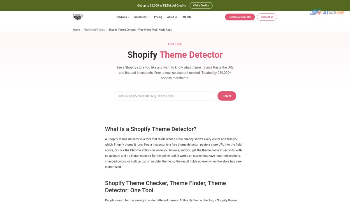Shopify Theme Detector截图