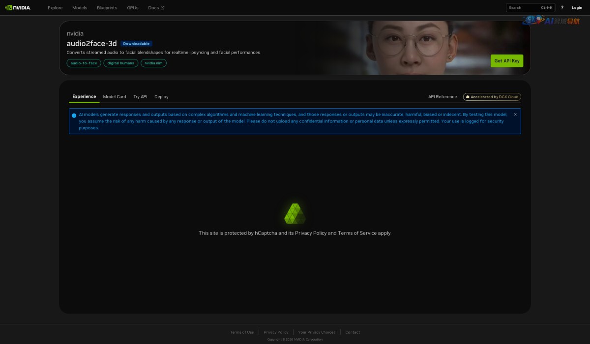 Omniverse Audio2Face截图