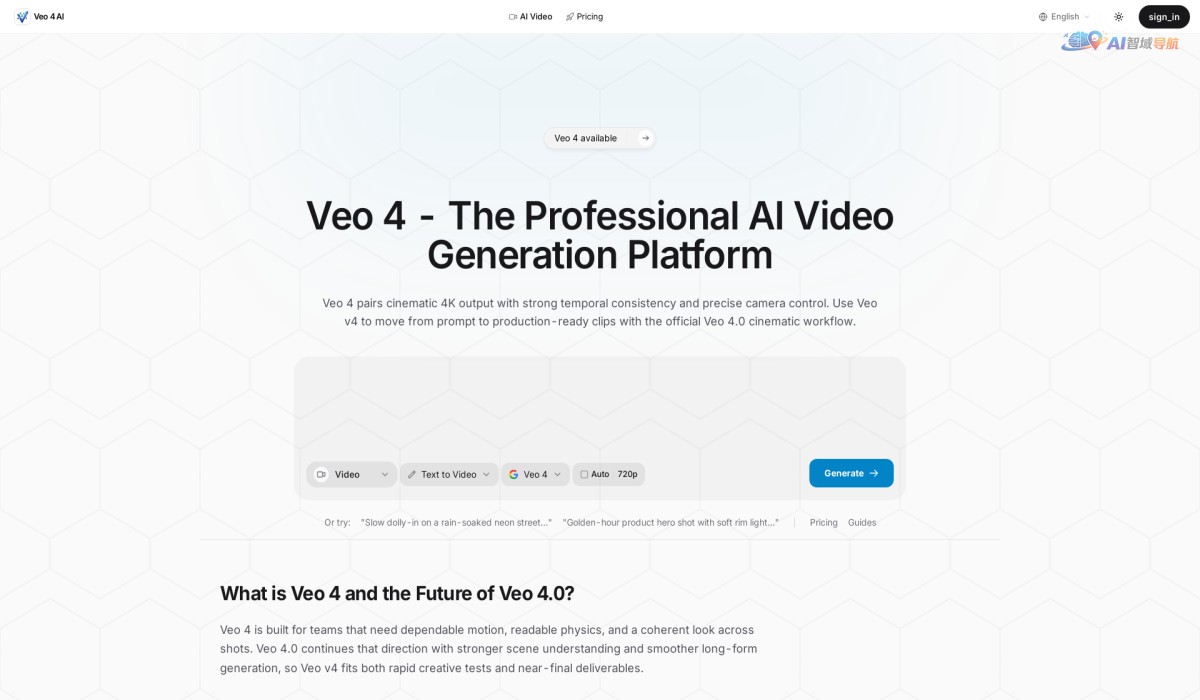 Veo 4 AI截图