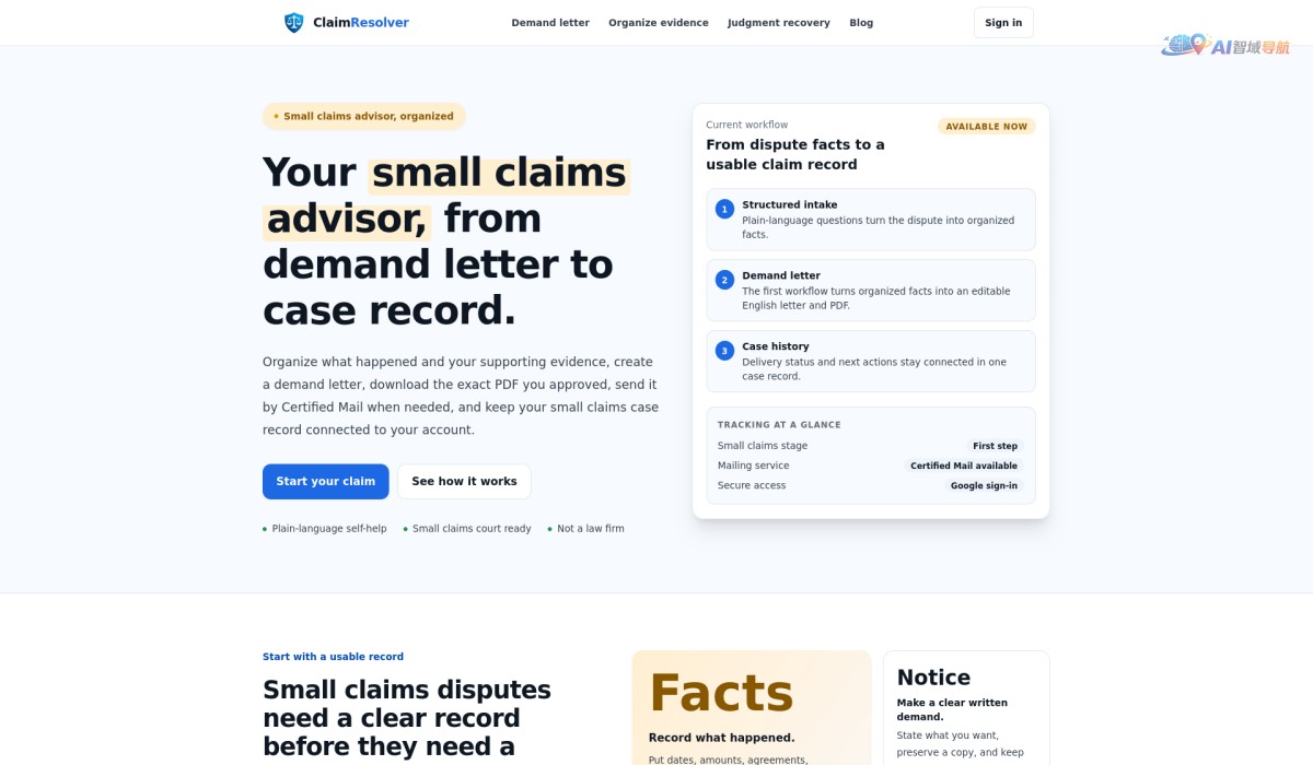 ClaimResolver.ai截图