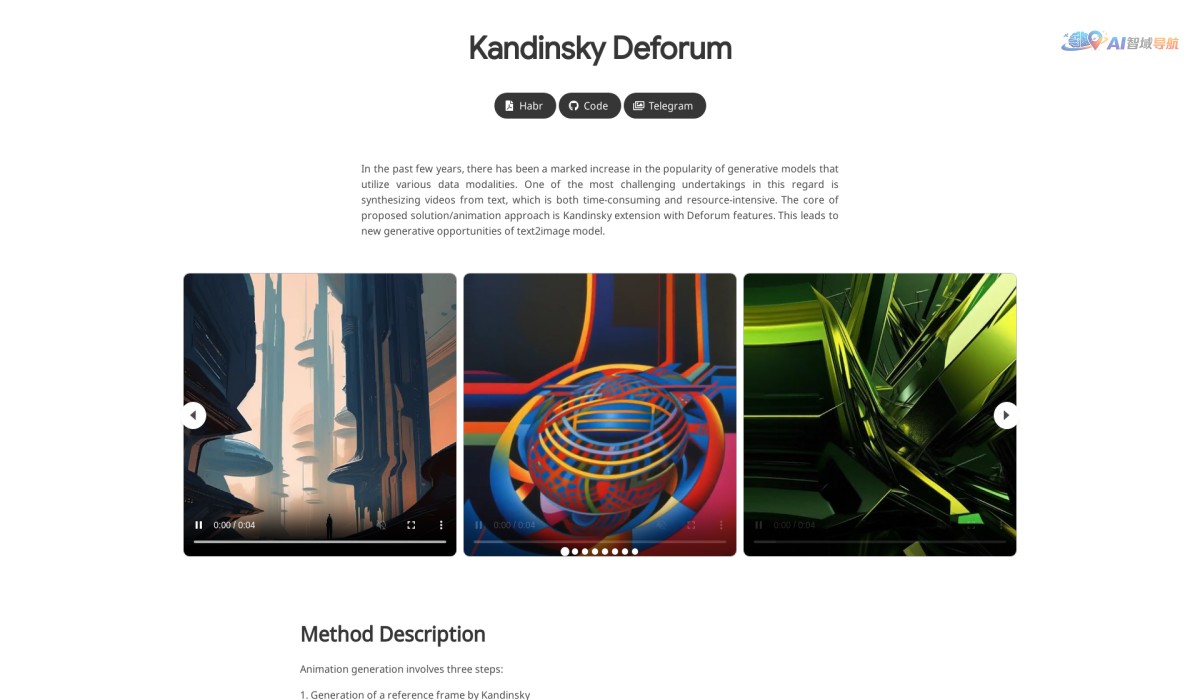 Kandinsky Deforum截图