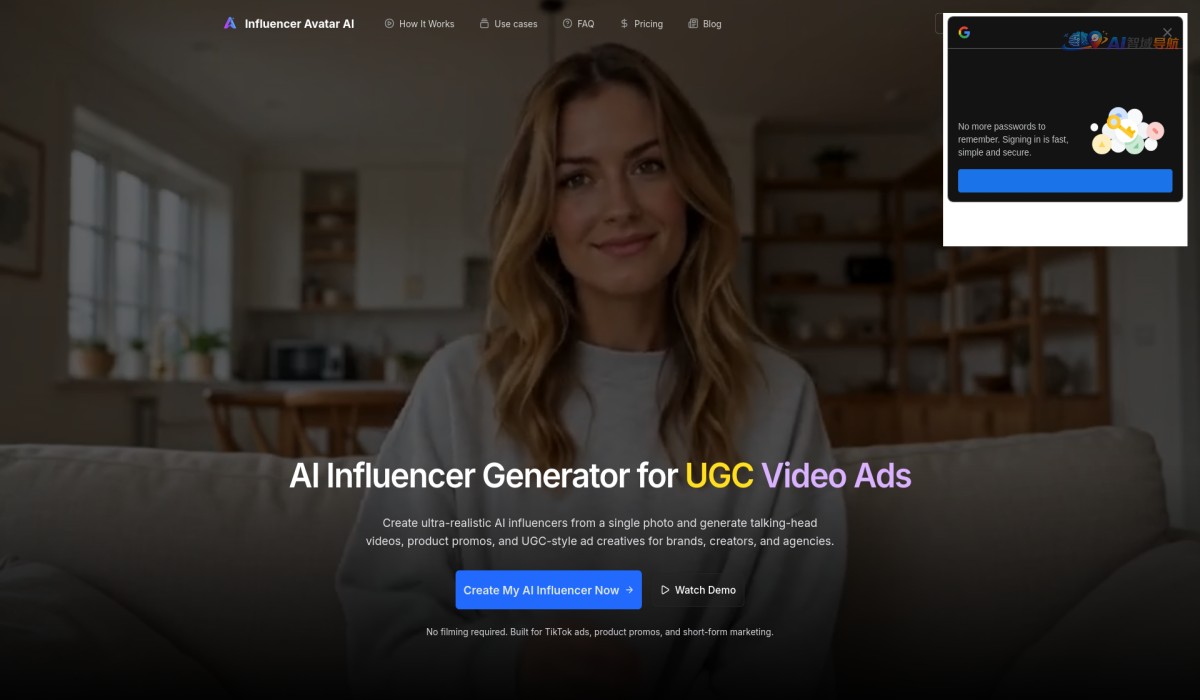 Influencer Avatar AI截图
