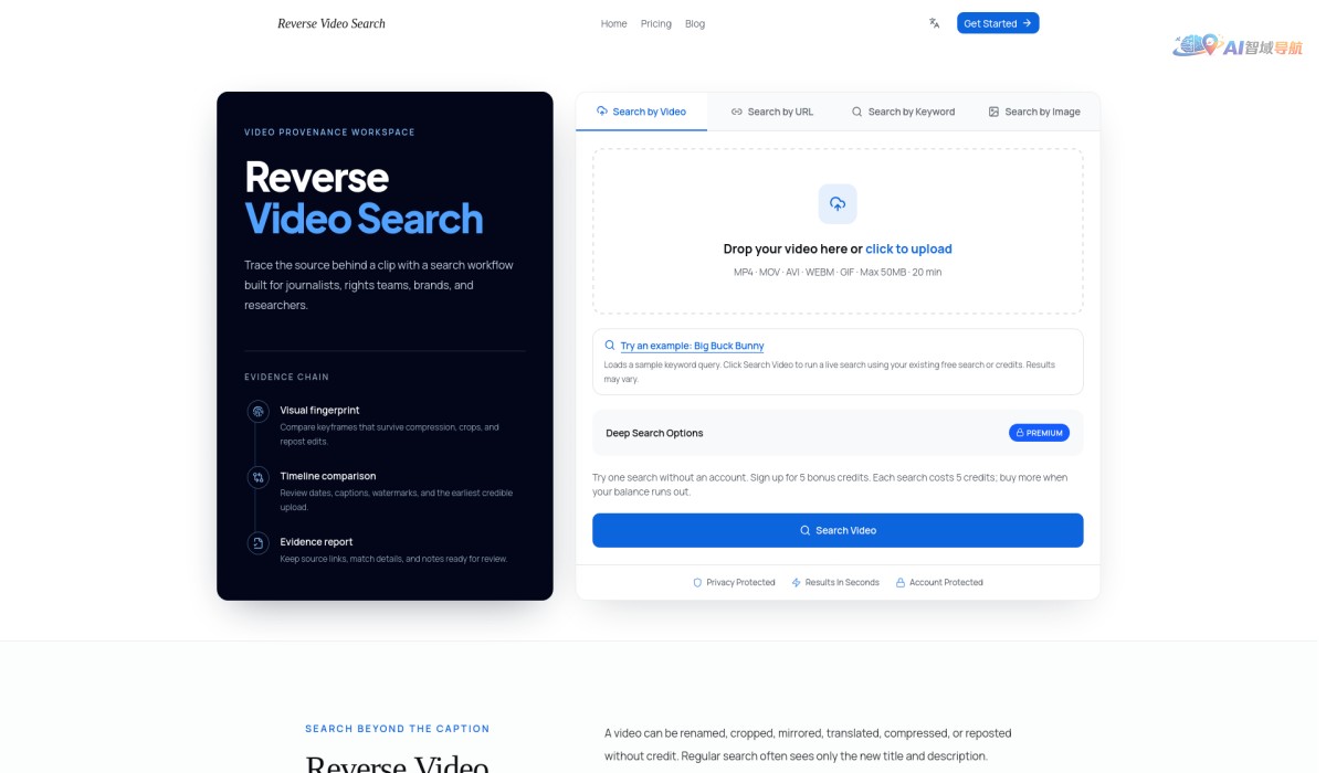 Reverse Video Search截图