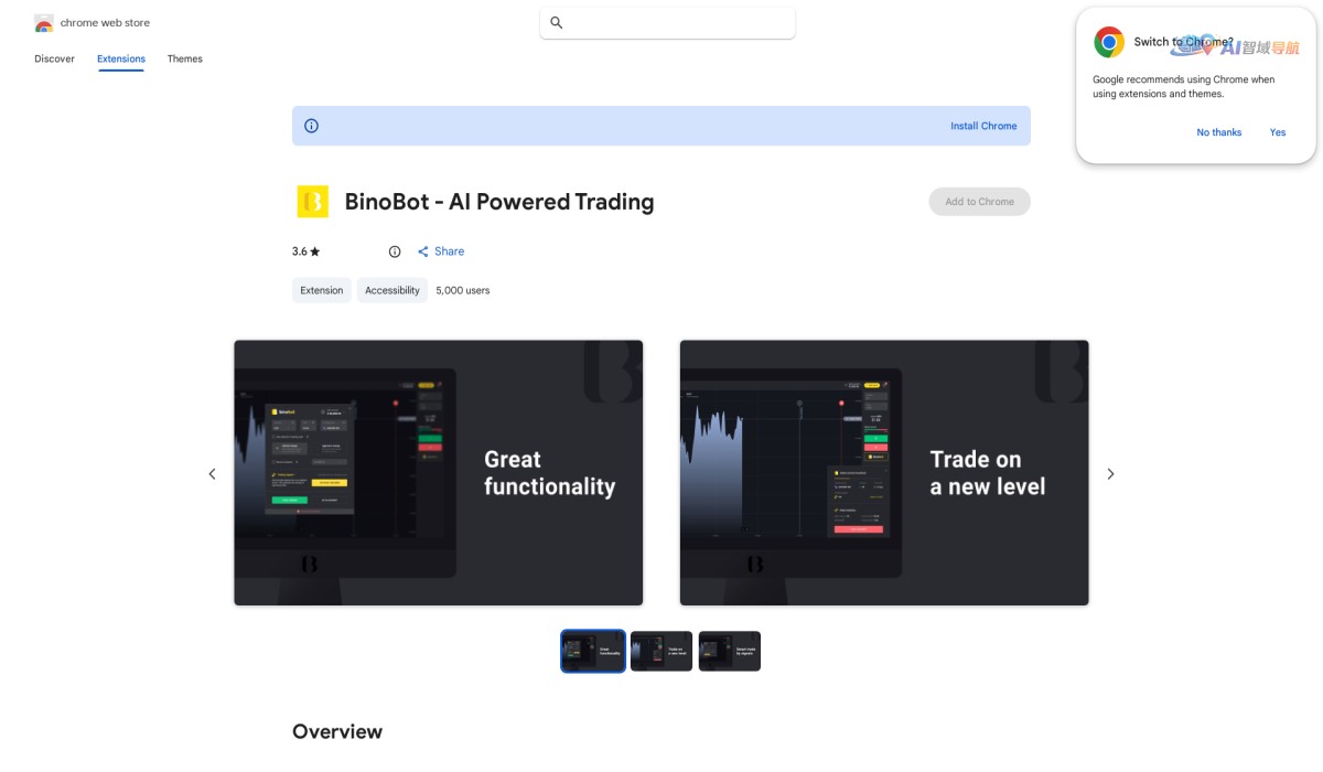 BinoBot – AI Powered Trading截图