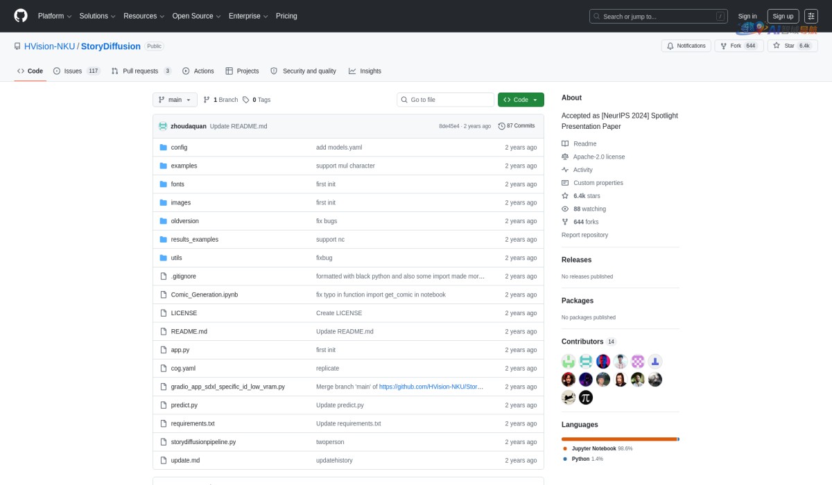 StoryDiffusion截图