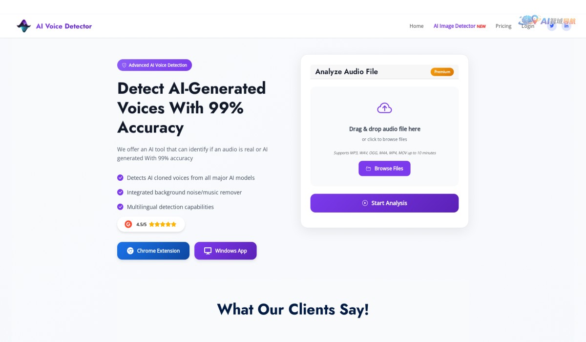 AI Voice Detector截图