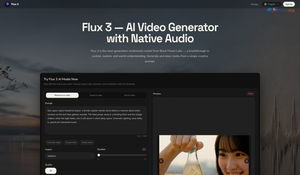 Flux 3 Video Generator截图