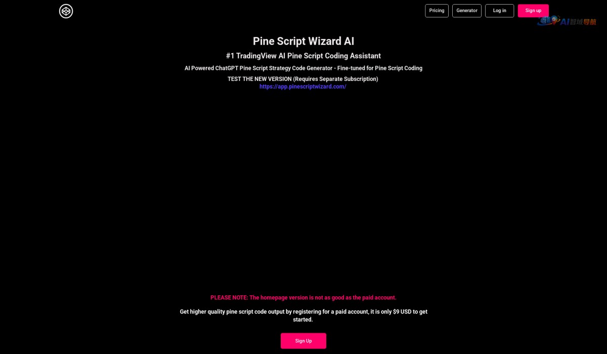 Pine Script Wizard AI截图