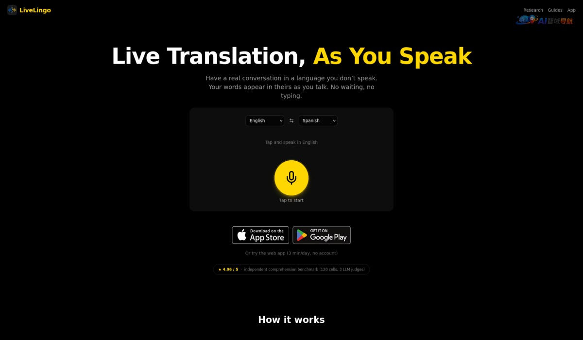 LiveLingo - Voice Translator截图