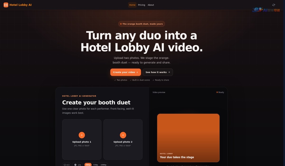 Hotel Lobby AI截图