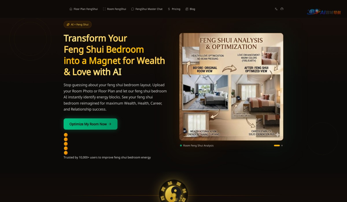 Feng Shui Bedroom AI Analysis截图