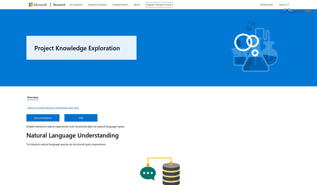 Microsoft Knowledge Exploration截图