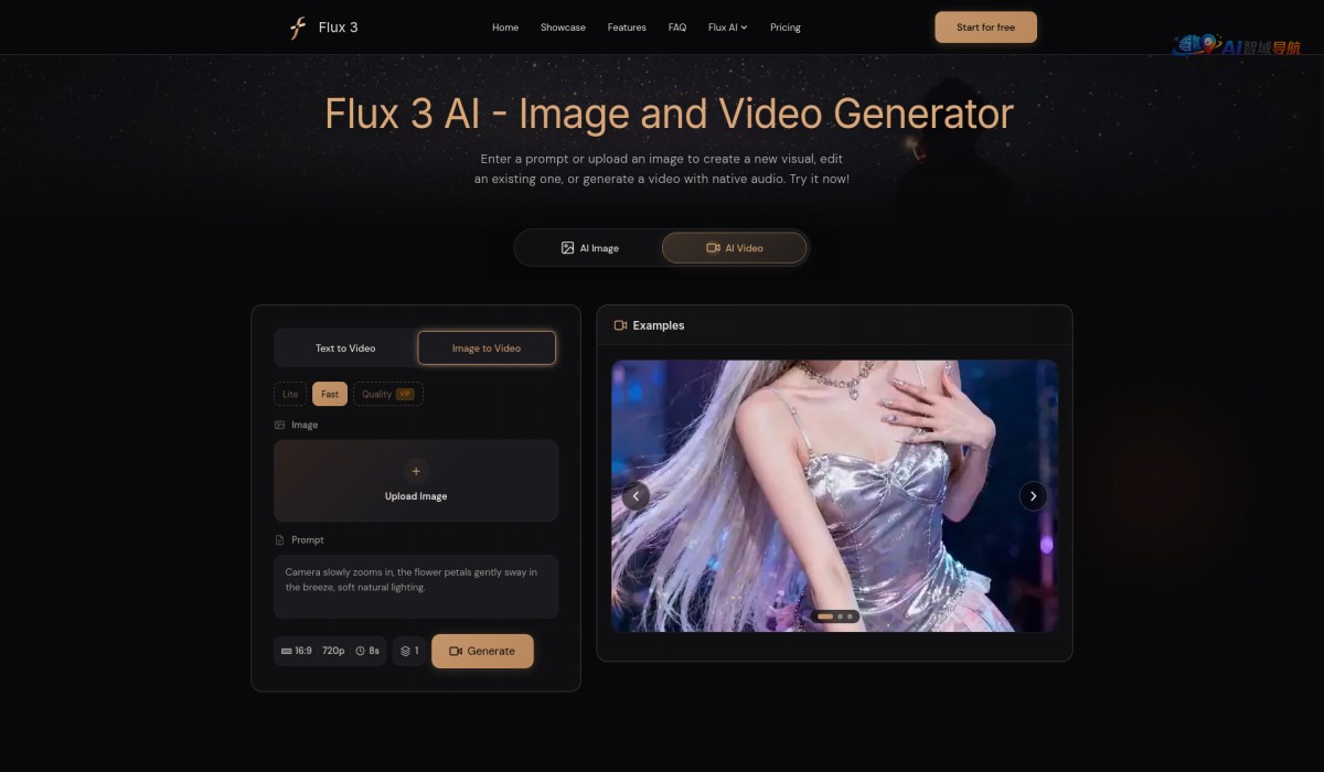 Flux 3 AI - Image and Video Generator截图