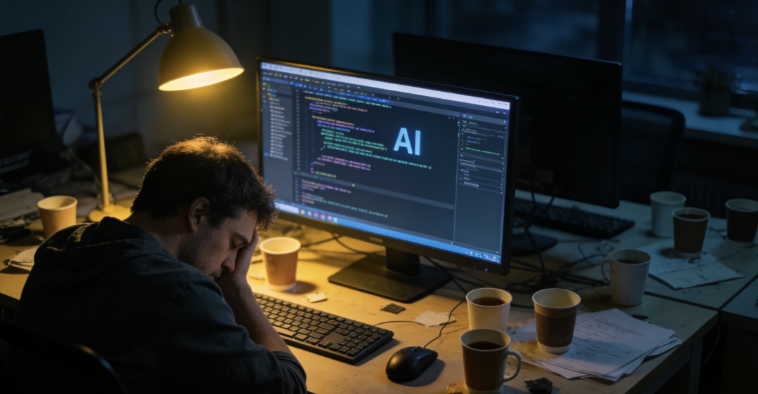 AI提效20%，我们程序员加班却越来越狠：老板量生产力的尺子，歪了？