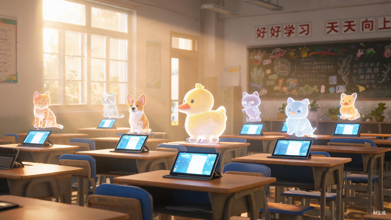 全国小学课堂，正在变成AI宠物园区