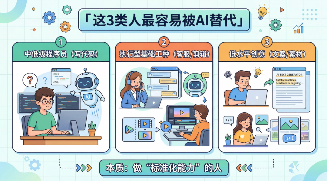 被AI替代的人，和没被替代的人，差在哪？