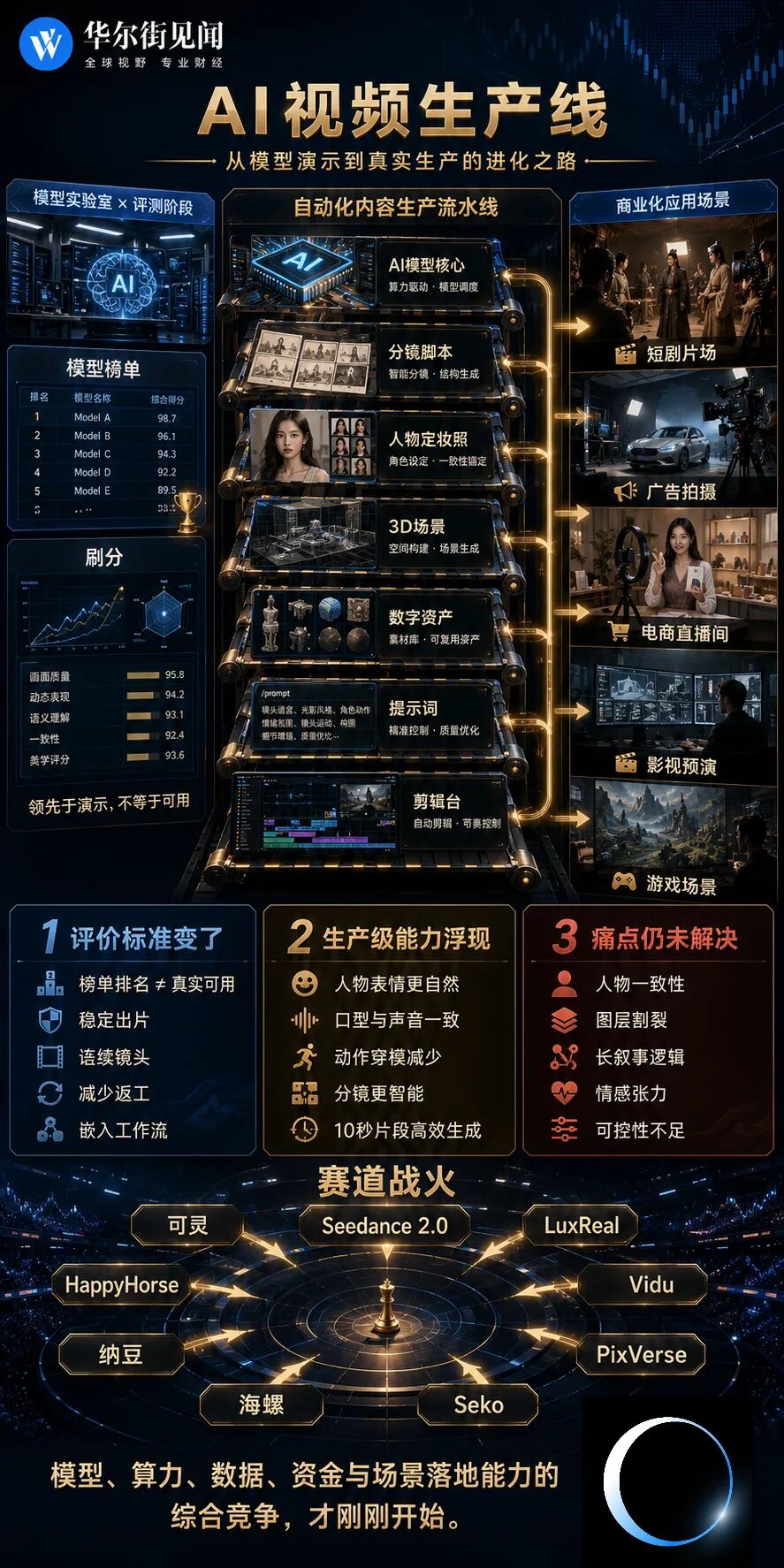 AI视频进入「生产线」调研