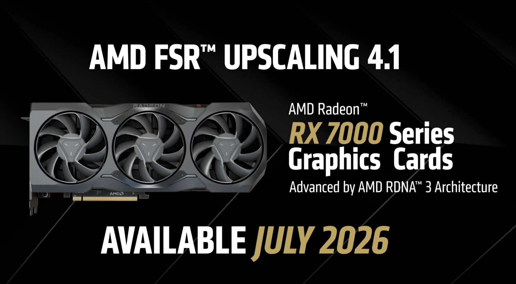 AMD:RX 7000 显卡上基于 INT8 的 FSR 超分辨率 4.1 质量齐平 FP8 版本