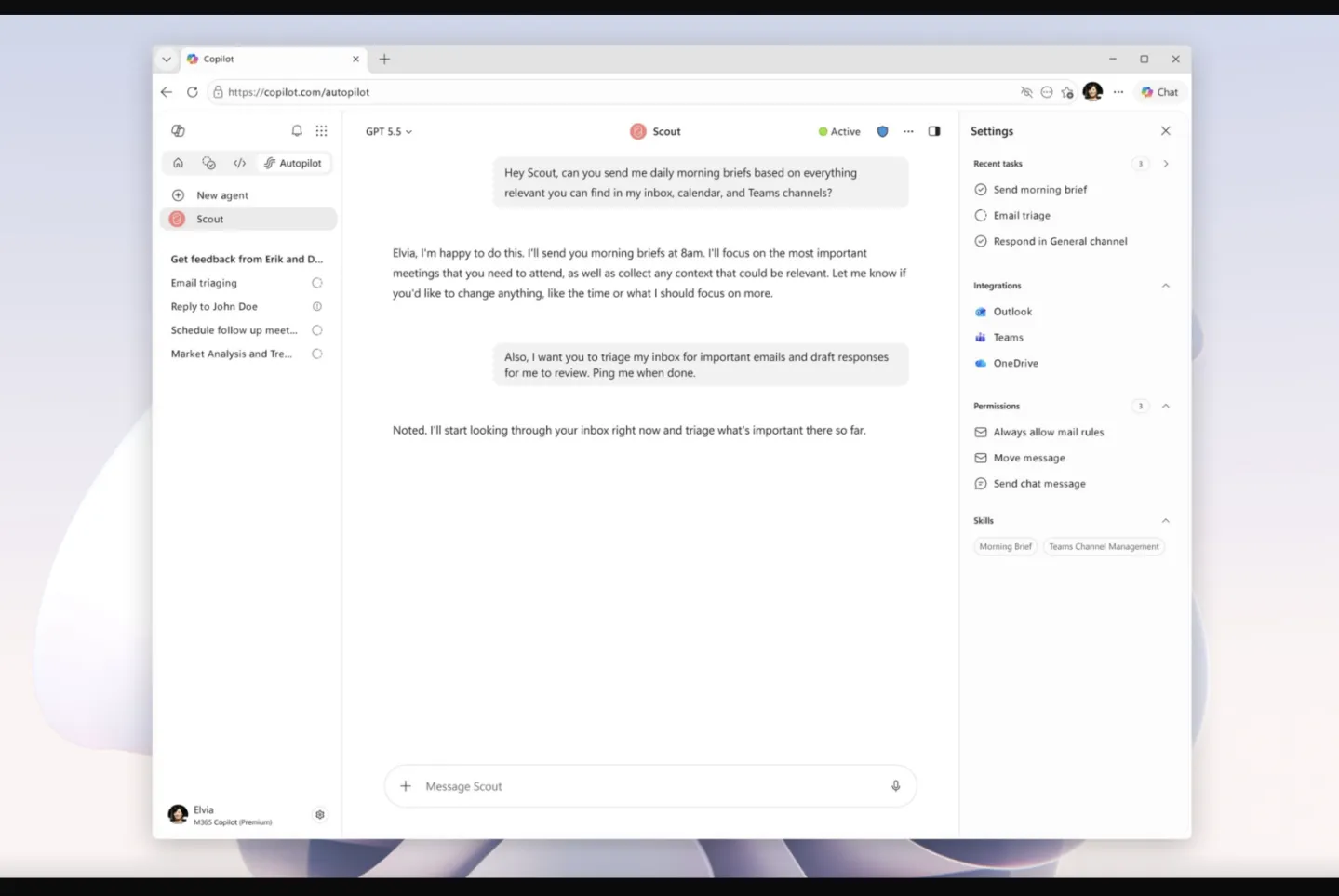 微软版“龙虾”Scout 发布，深度整合 Outlook、OneDrive 等 365 生态