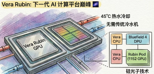 英伟达自夸 AI 服务器 100% 液冷散热：能在 45℃ 冷却液中运行，比洗澡水还热