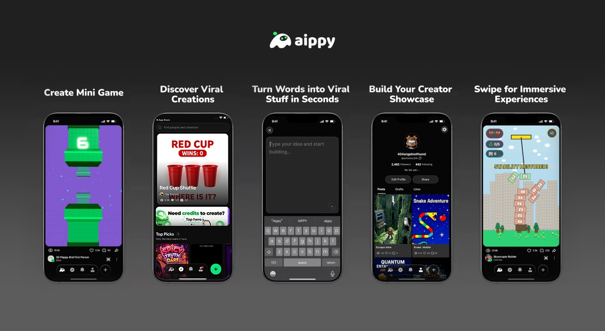 首轮融资数千万美元、估值2.5亿美元，「Aippy」正在打造下一代AI游戏社区 