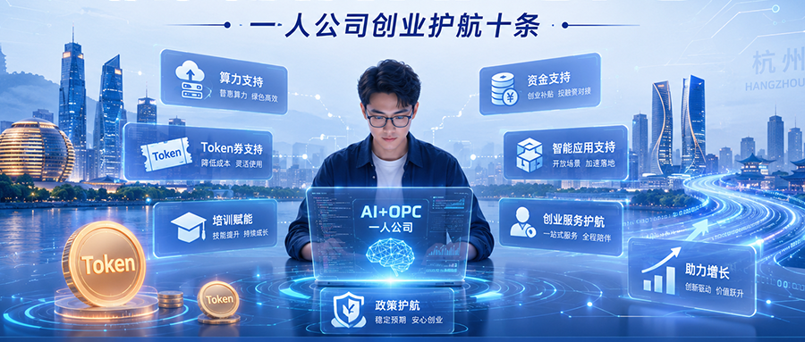 最高1000万元！杭州给一人公司发钱